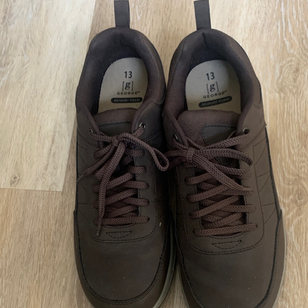 George Men's Dark Brown Sneakers